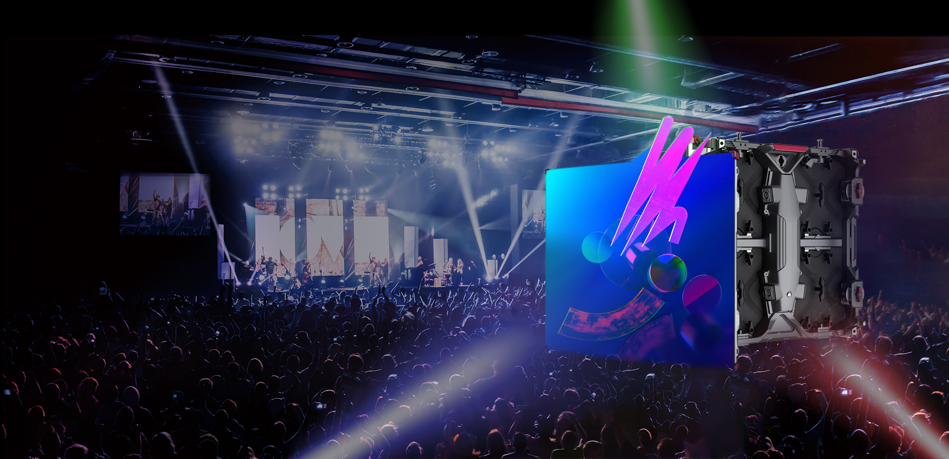 Where is the way to rent LED stage screens in the heat of demand?